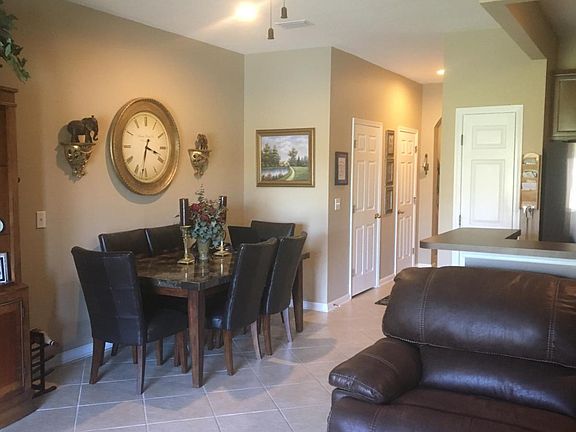 View of dining area from the great room