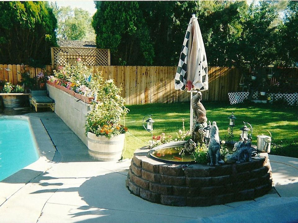 back yard fountain