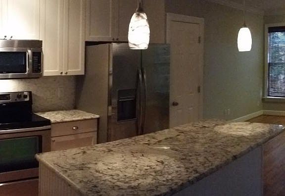 kitchen and living space