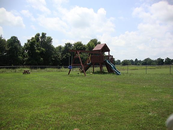 Back yard/ swing set