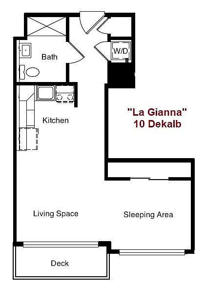 Floor plan Studio