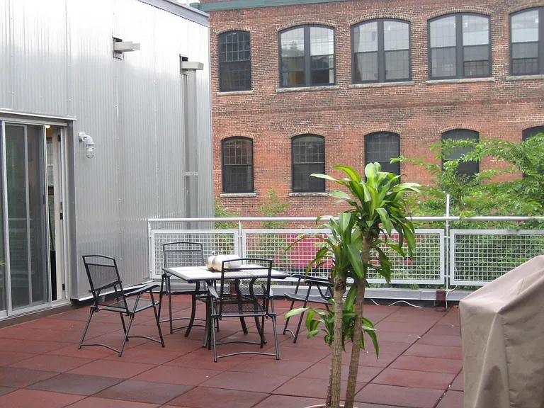 Private Balcony for Unit 211