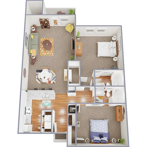 Floor plan 2X2