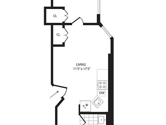 2nd image of 428 W 48th St APT 2RW