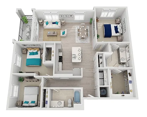 Floor plan C1
