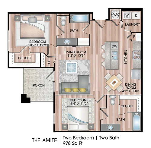 Floor plan The Amite