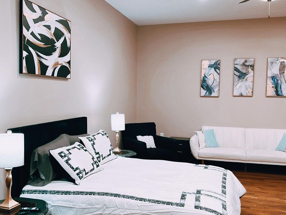 Master Bedroom and Couch