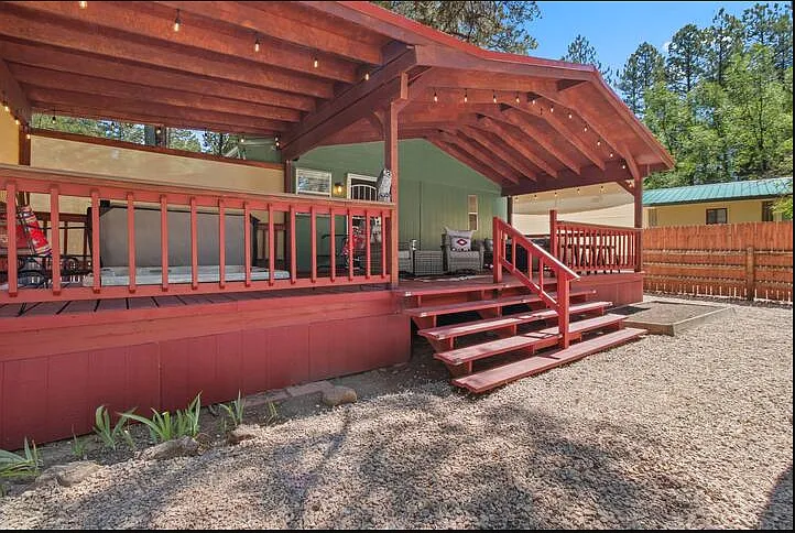 Welcome to your peaceful getaway! This charming mountain retreat is surrounded by towering pines and fresh mountain air.