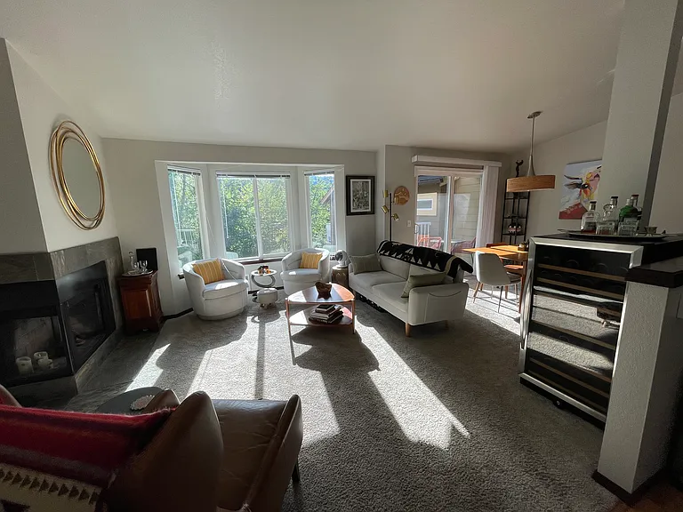 living room with furniture
