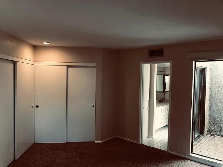 Master bedroom has SLIDEr and large window! On-SUITE master bathroom, dual closets!