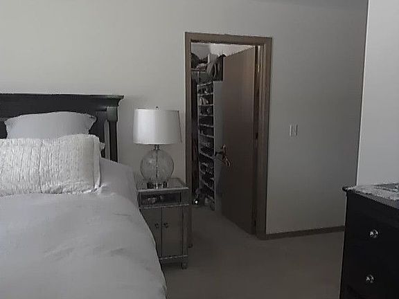 Master bed into closet