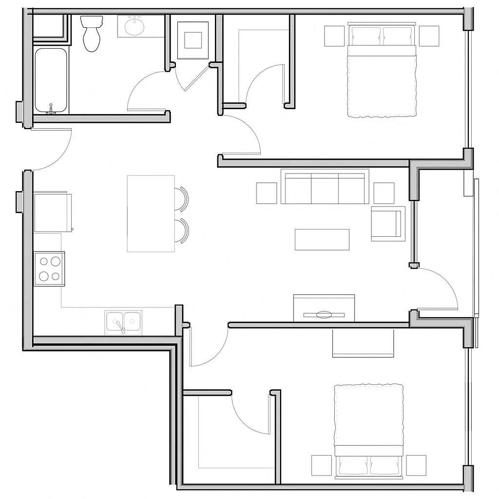 Floor plan B1A