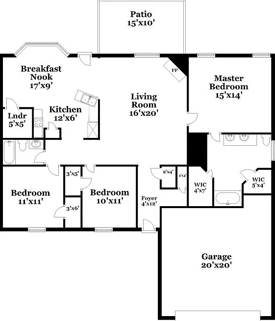 3 bed, 2.0 bath, 1562 sqft, $1,885 — Photo 2