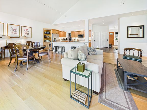 Focus on kitchen from family room