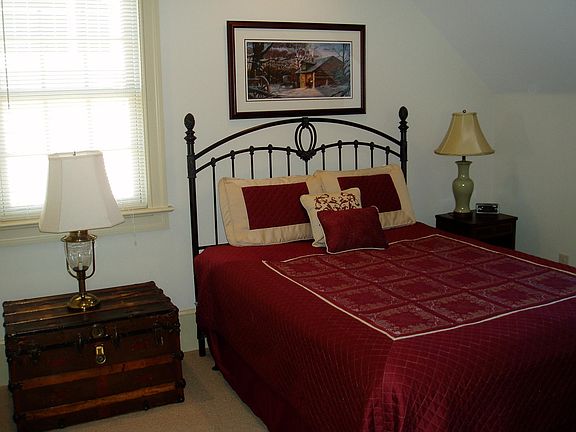 Generous queen bedroom
