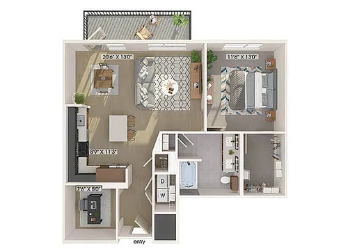 Floor plan A6D