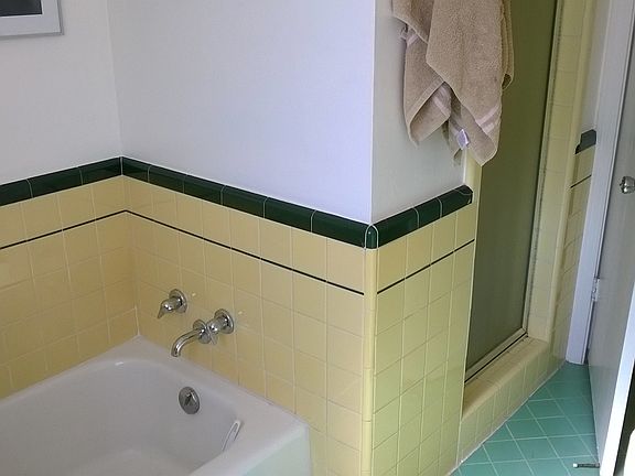 Original bathroom tile...