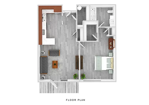 Floor plan 1 Bedroom