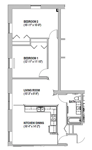 Floor plan Milton-207