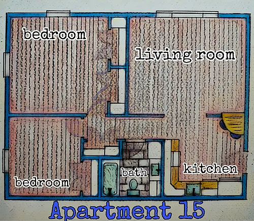 Floor plan 2 Bedroom