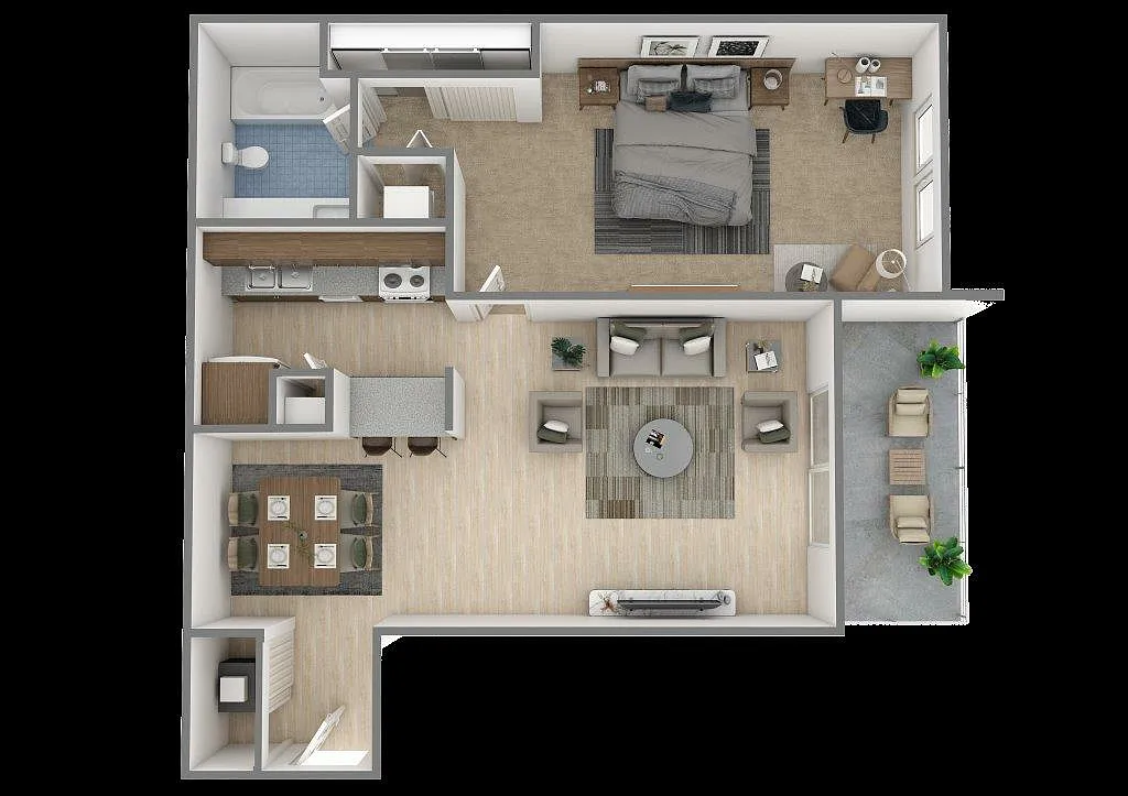Floor plan Azalea-A1b