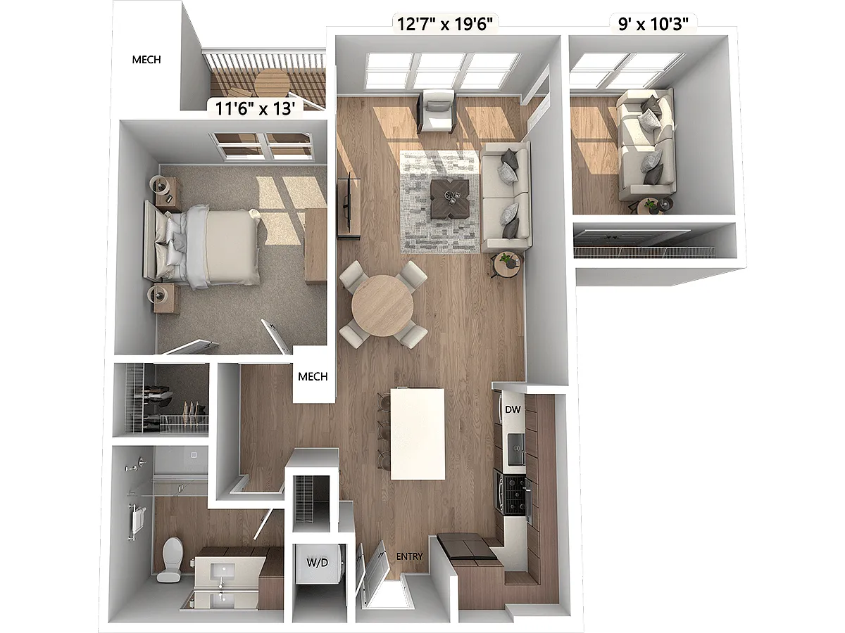 Floor plan AM19D-003-209