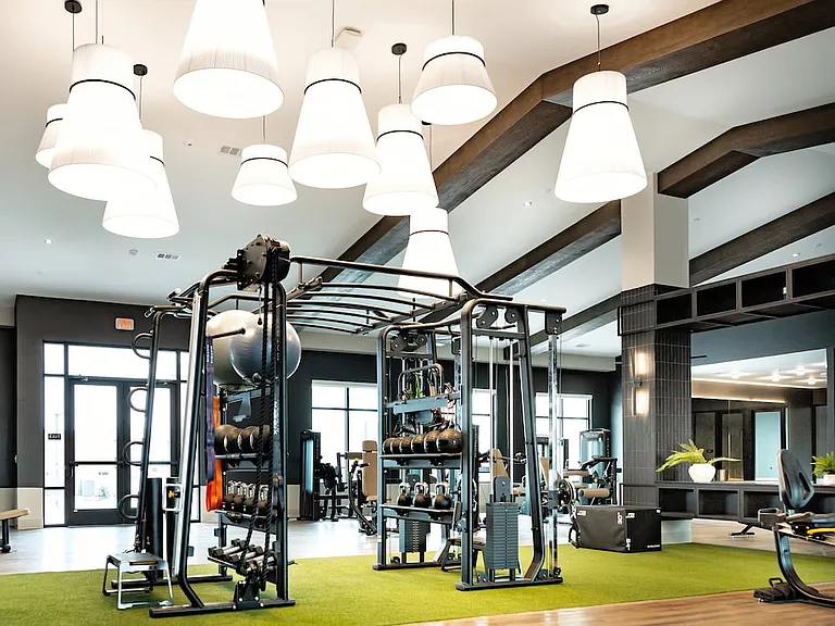 State-of-the-art fitness center