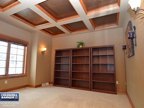 Coffered Ceiling Office Main