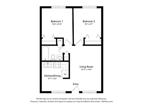 Floor plan B1AR 774