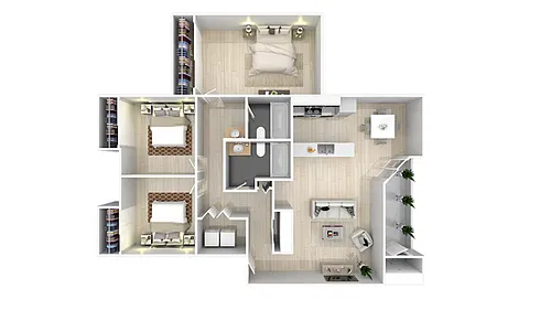 Floor plan 3 X 2