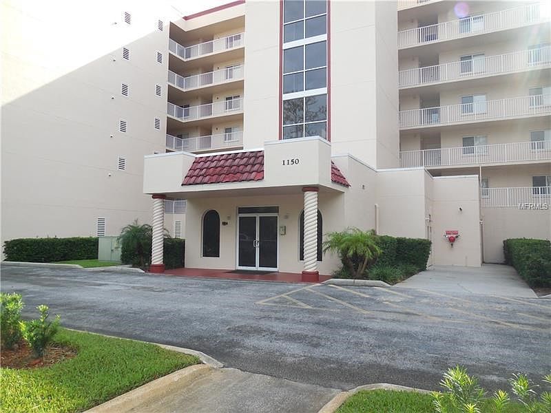 Front entrance into building