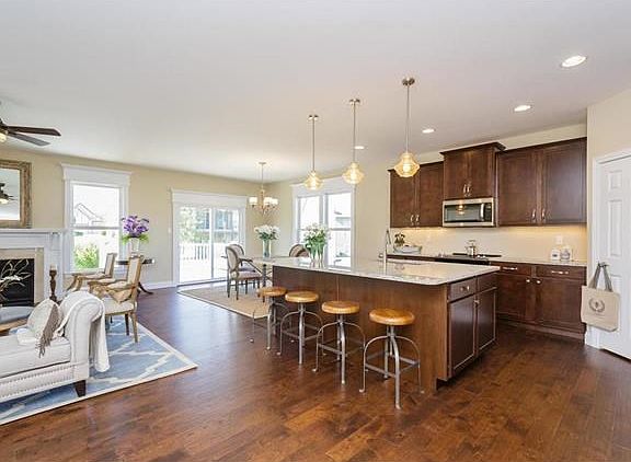 Kitchen with Large Center Island