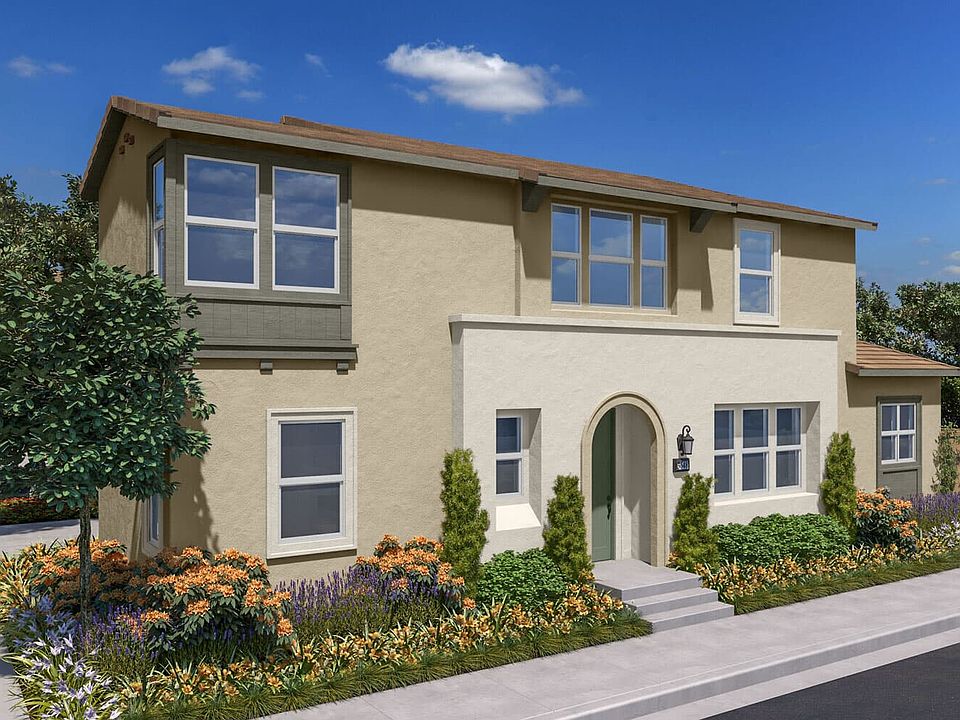 Exterior Rendering Residence 2A Poppy at Canvas Park in New Haven Ontario Ranch CA Brookfield Reside