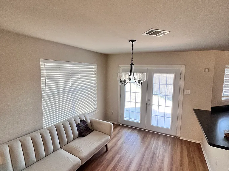 Dining room overhead shot