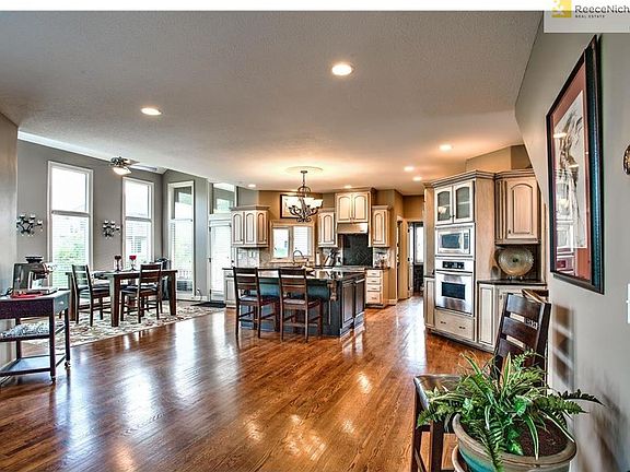 Open floor plan with hard woods through out the main level, excluding the office area.