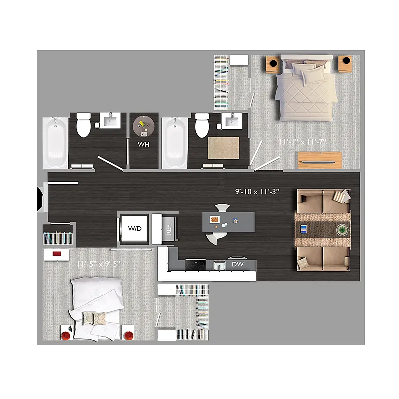 Floor plan B2