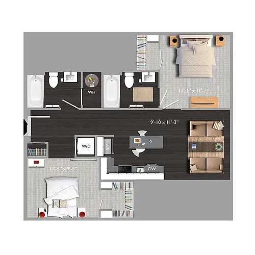 Floor plan B2