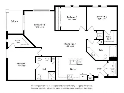 Floor plan C1