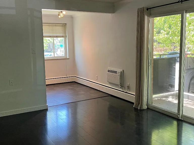 Living room looking towards kitchen