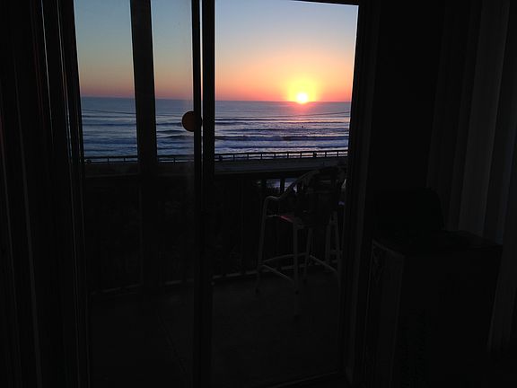 View from couch to ocean