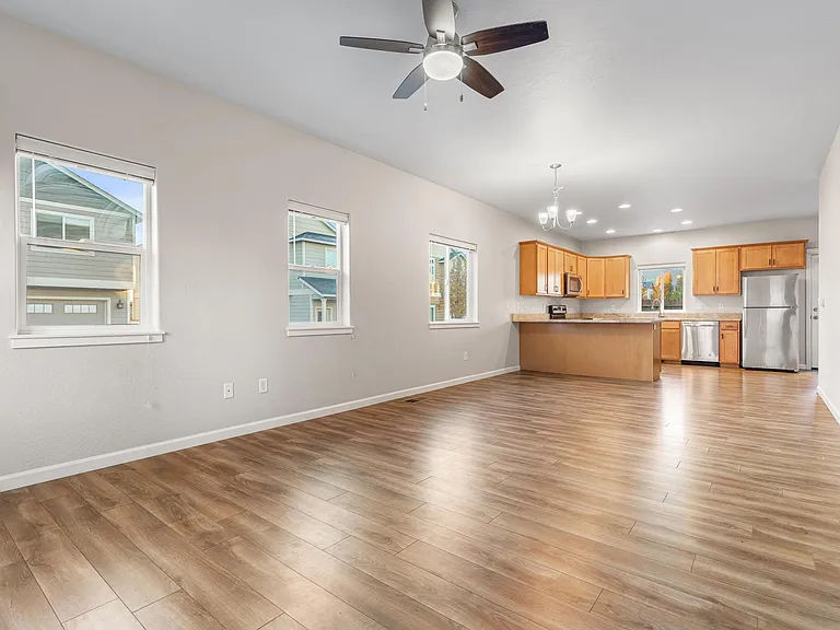 Living to Kitchen View
