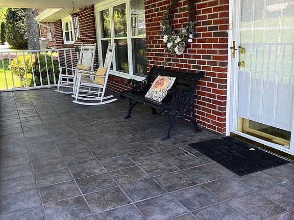 Cozy rockers on front porch