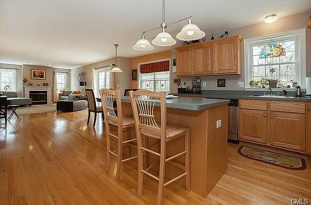 Kitchen before granite