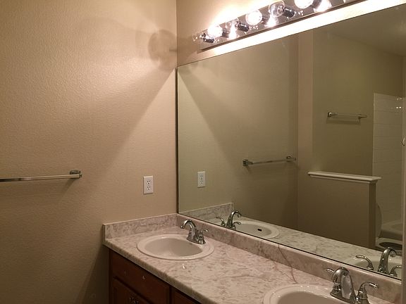 Master bath with double vanities