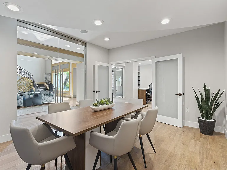 Work from home in one of the many amenity work spaces