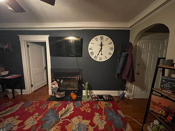 Fireplace in living room