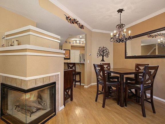 Dinning Room with Fireplace