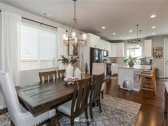 Looking from dining room toward the kitchen