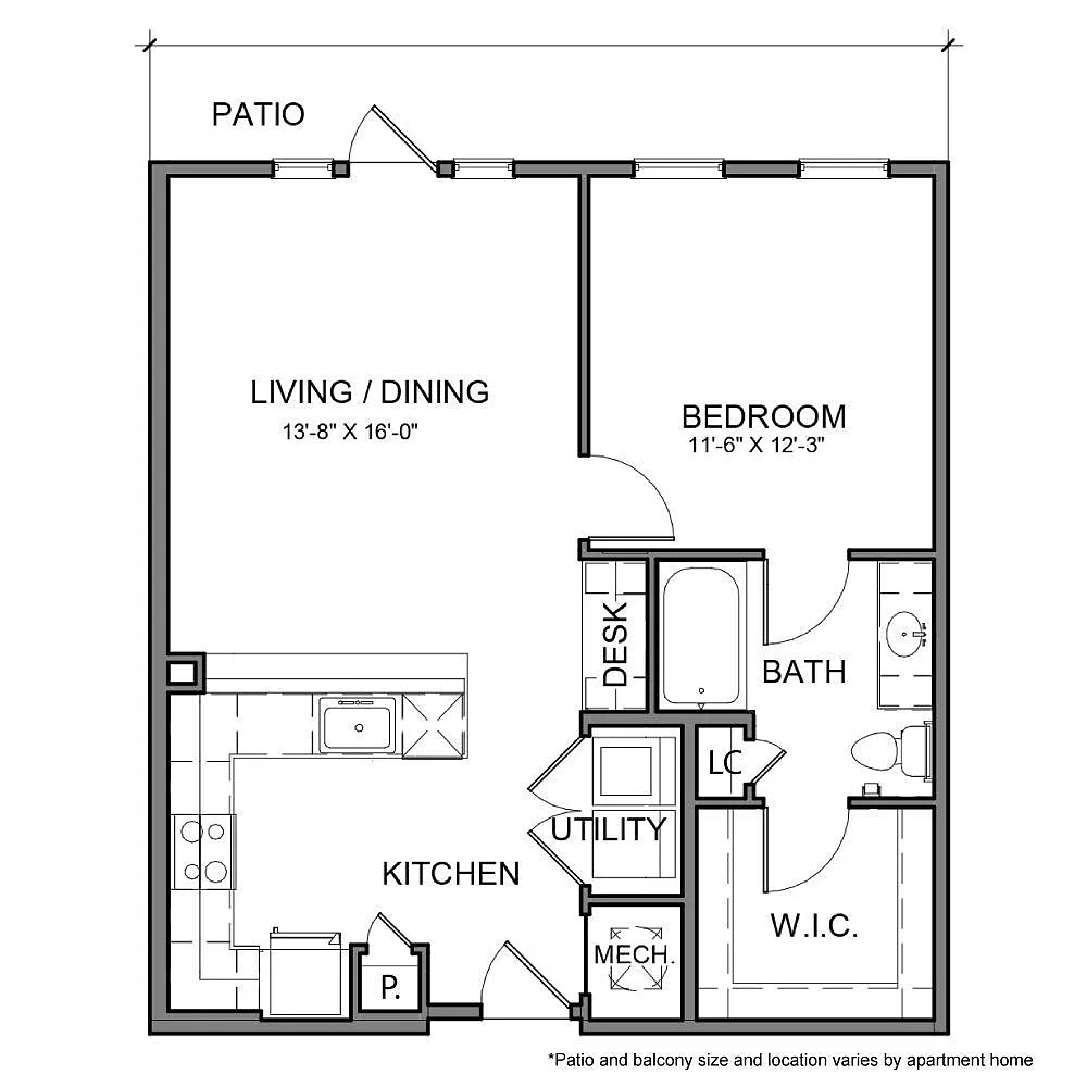 Floor plan BE.A13