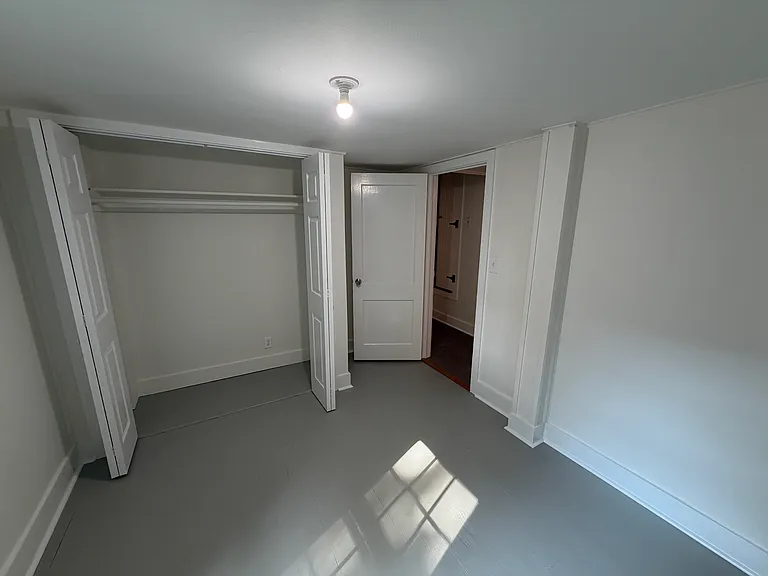 Second bedroom - newly-built closet